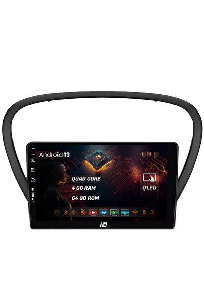 HUB64 Navigatie Peugeot 607 (2004-2011), 4GB RAM, Quadcore, Carplay, Android ...