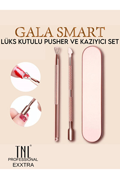 tnl professional Paslanmaz Çelik Pusher Kronk Tırnak Et Itici Özel Kutulu El ...