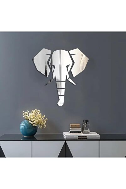 Slasa Acrylic Wall Art with Elephant Head Design by - 15.75 x 10 inches