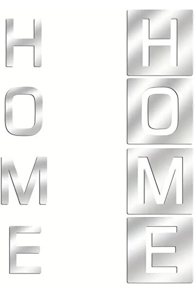 Slasa Reflective Wall Stickers Made of Acrylic by - Creative Self-Adhesive Letters for Bathroom, Liv