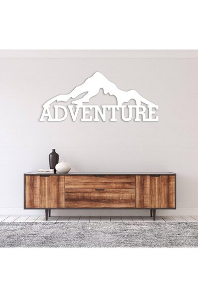 Slasa لوحة فنية جدارية مصنوعة من الأكريليك بتصميم جبال المغامرة 32 × 14 بوصة ...