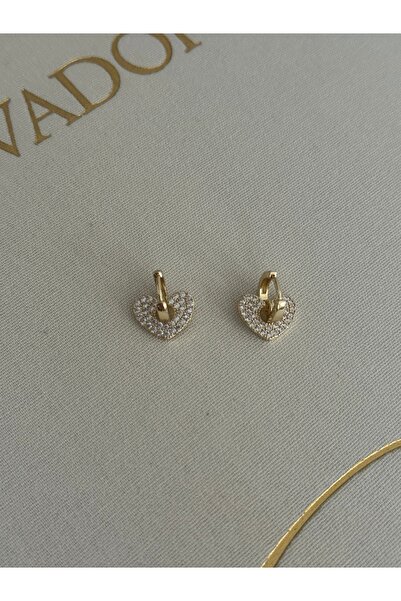LUXSTONE Minimal Heart Gold Earrings
