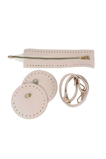 Ritzz طقم حقائب طبلة على شكل أسطوانة (مع جهاز ذهبي) - كريمي