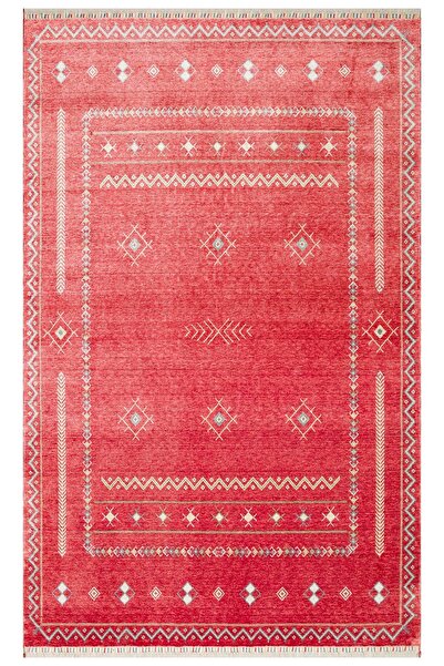 akbel halı & yatak exclusive home design Zara ZR 20 Kırmızı Multy Özel Tezgah...