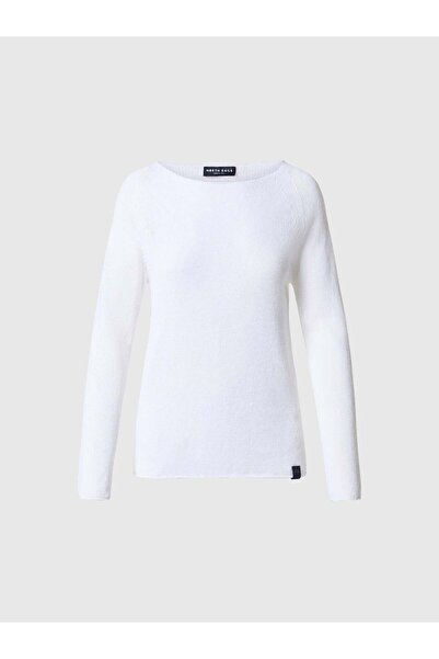 North Sails Kayık Yaka Pamuklu Triko Kazak