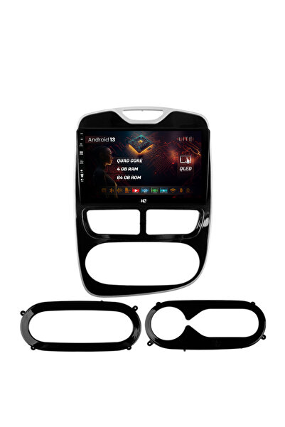 HUB64 Navigatie Renault Clio IV (2012-2016), 4GB RAM, Quadcore, Carplay, Andr...