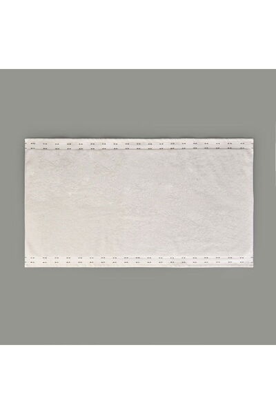 Evidea Soft Tiny Face Towel - Ecru / Green - 50X90 cm