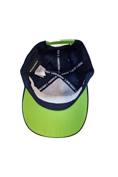 Mojang Children's Cap, Minecraft, Creeper TNT Logo, Mojang, 7+ years, Dark Blue