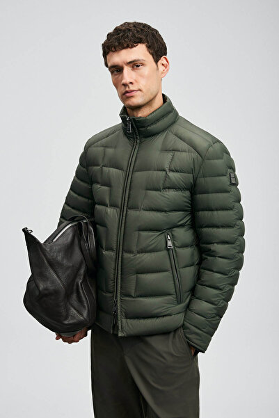 Lufian Lukas Kaz Feather Green Men's Coat 112120245