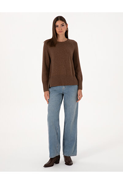 Pierre Cardin Brown Comfort Fit Wool Blend Sweater 50316659-Vr029