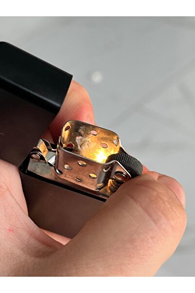 Grafik Le Reklam Baskı Merkezi Kardeşe Hediye Benzinli Fotoğraflı Metal Çakmak