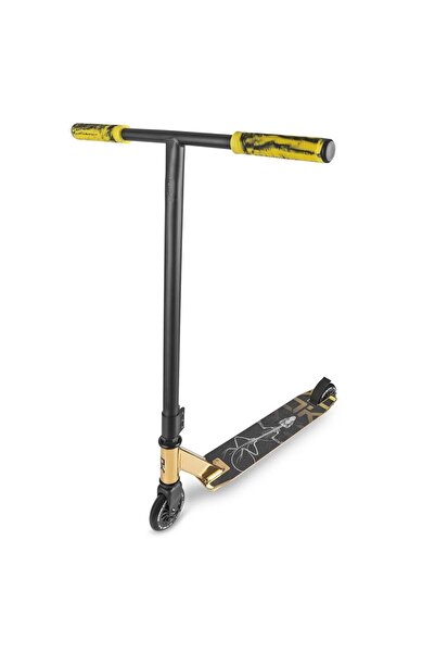 Söke Stunt scooter, steel, TPR rubber handle, 100mm wheels, 83x66 cm, gold