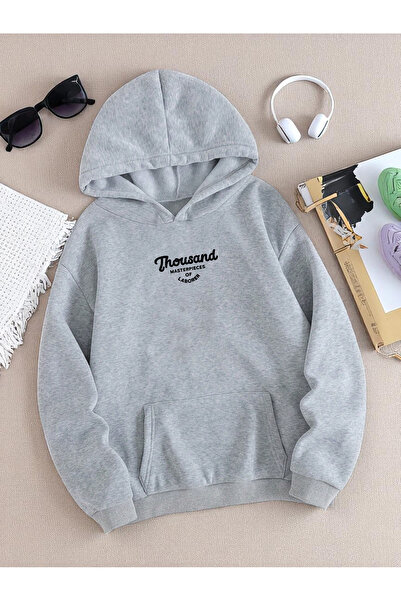 trendypassion Hanorac oversize unisex cu imprimeu Thousand