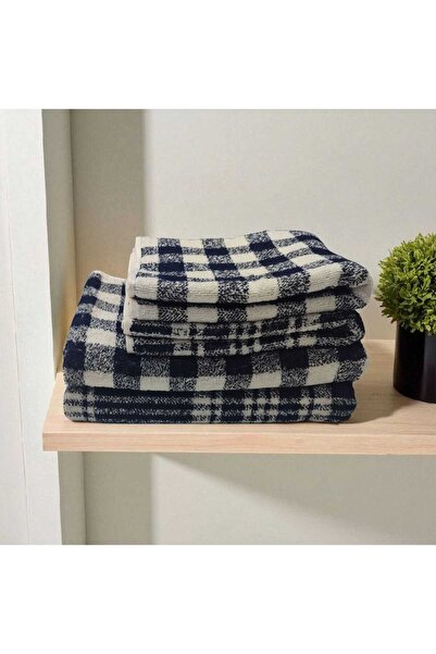 NikAr Home Cotton Towel Set 4-Piece Set 100% Cotton 70X130 / 50X80 Dimensions