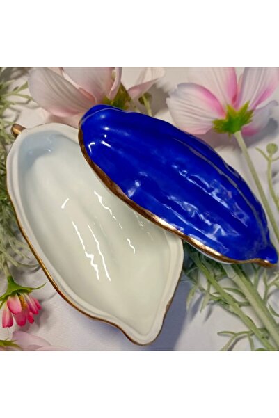 BY.RAYKA PORSELEN El Dekor Cocoa Bean Special Series Porcelain Hand Painting Presentation Plate