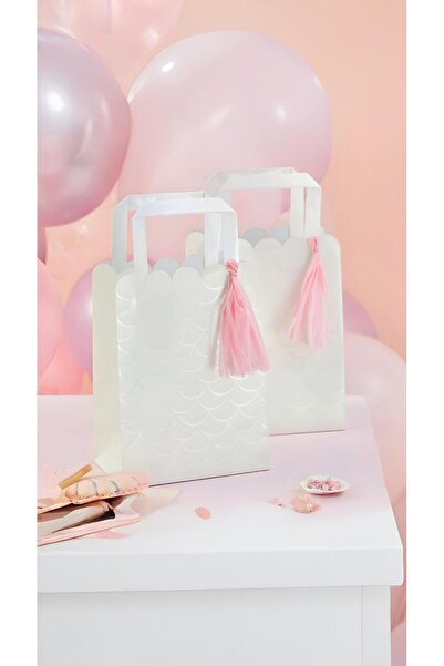 PARTİ SEPETİ PARTİSEPETİ Geantă de petrecere tip sirenă cu pompon