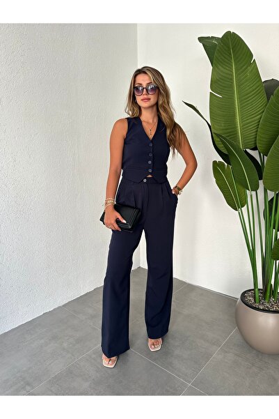 Lila Moda Women's High Waist Palazzo Pants Wide Leg Stylish Casual Combination