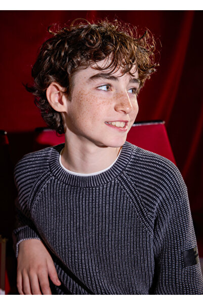 MAYORAL سترة للأولاد باللون الأسود 7302