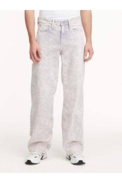 Calvin Klein 90S LOOSE Erkek Krem Kot Pantolon