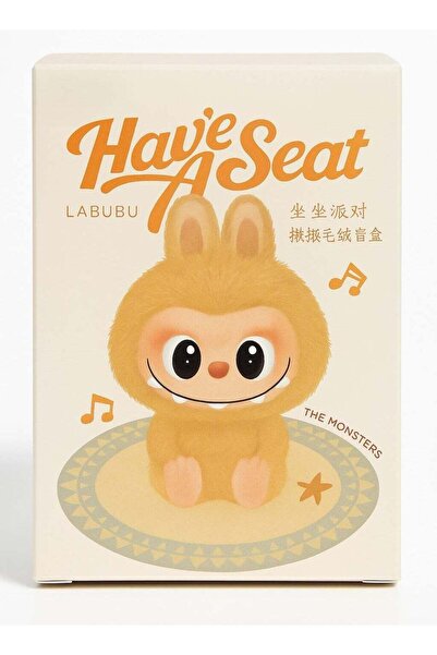 Generic Labubu Second-Generation Sit-Down Party Series Pop Mart blind box Collectible Toy Art - SINGLE BOX A