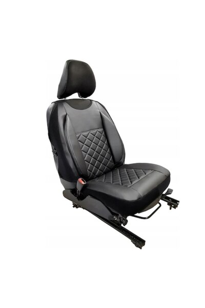 Metru Patrat Husă universală matlasată pentru scaun auto, din piele, neagră