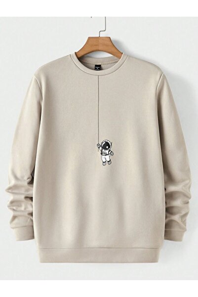 trendypassion Hanorac oversize unisex cu imprimeu astronaut