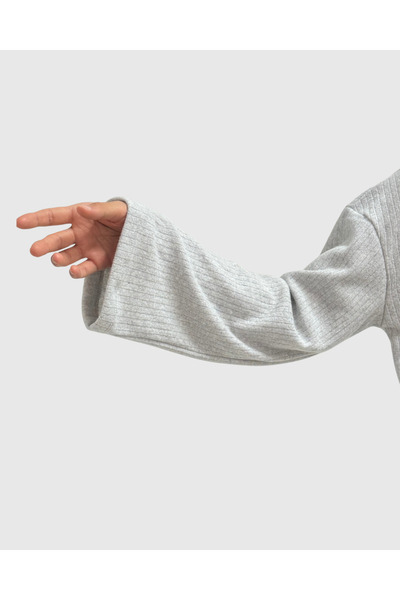 haha Basic Long Sleeve Blouse - Pants Set for Women