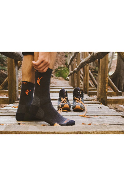 Try to Fly Merino Wool Hiking Socks Dark Blue