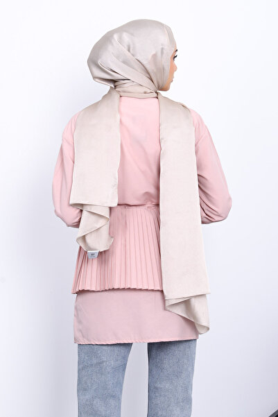 İmajButik Pink Side Tie Poplin Tunic