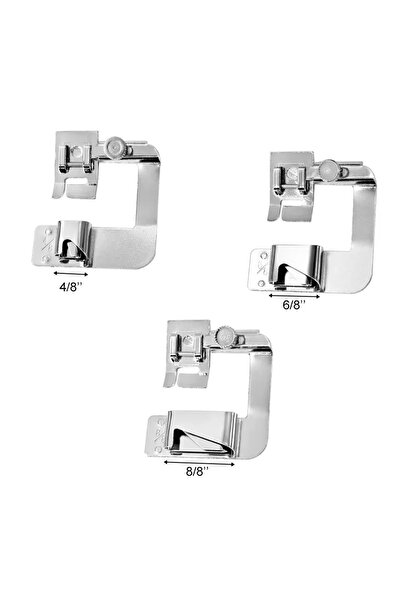 Choice1 3PCS Sewing Hemming Set 3Pcs Wide Hem Foot Or 3Pcs Narrow Rolled Hem ...