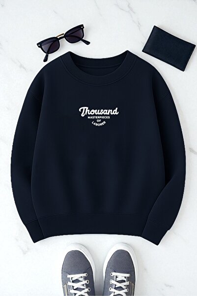 trendypassion Φούτερ Unisex Thousand Printed Oversize