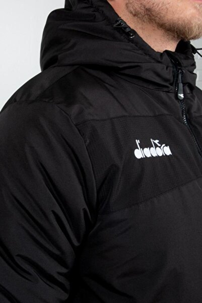 Diadora Μακρύ παλτό Alto Anorak Μαύρο