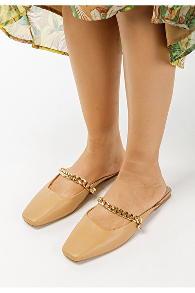 B T Shoes Hnedé dámské dřeváky Jaina