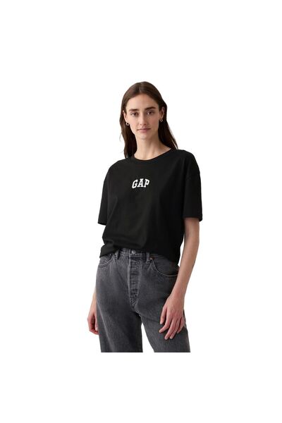 GAP Women's T-shirt LOGO EASY BOYFRIEND SHORTSLEEVE TEE - 40799001
