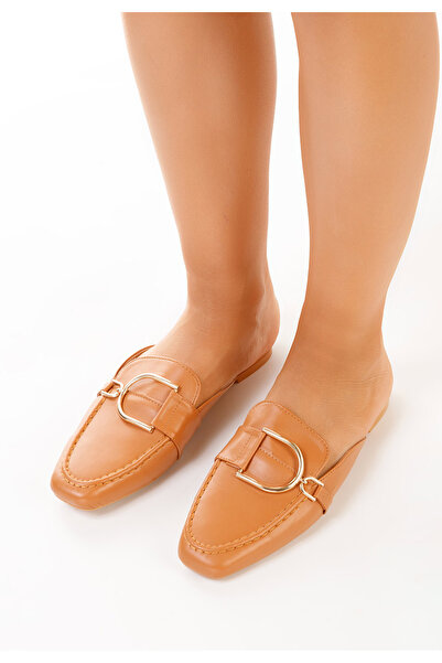 B T Shoes Hnědé dámské dřeváky Migliara