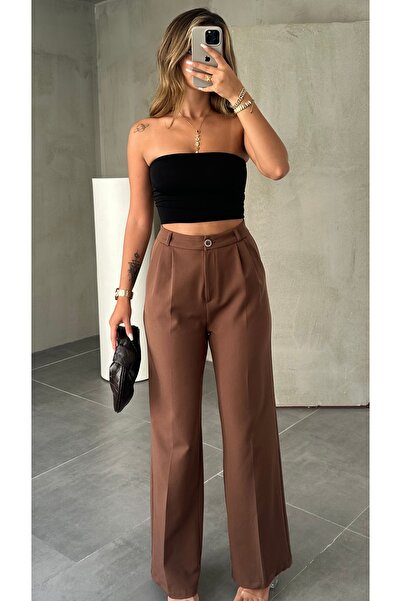 Lila Moda Women's High Waist Palazzo Pants Wide Leg Stylish Casual Combination