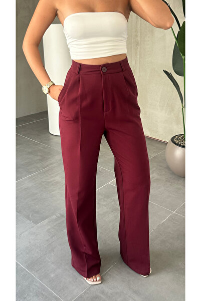 Lila Moda Women's High Waist Palazzo Pants Wide Leg Stylish Casual Combination