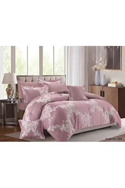 smart home طقم لحاف مفرش نفرين ملكي مكون من 8 قطع من المايكروفايبر الناعم راحة لنومك وأناقة لغرفتك مقاس 240*260