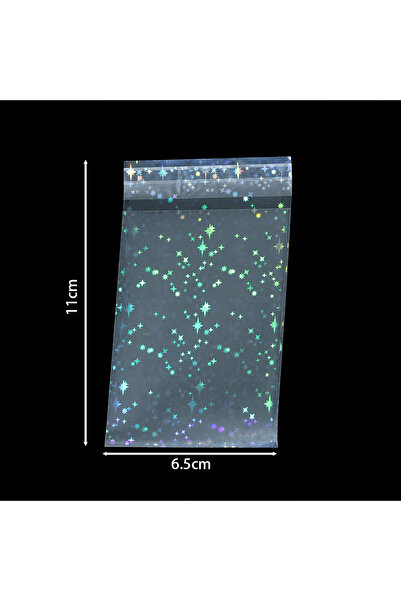 Choice Star 02 50 قطعة من أكياس البلاستيك ذاتية الغلق بالليزر الملونة حقيبة م...