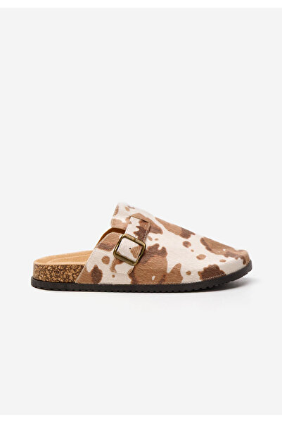 B T Shoes Hnědé dámské dřeváky Palomea