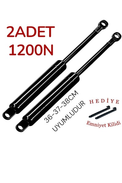 Genel Markalar 2 Adet 1200 N Baza Amortisörü (Baza Pistonu) 2 Adet Emniyet Kilit