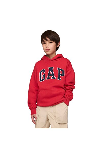 GAP Children's sweatshirt HERITAGE LOGO PULLOVER HOODIE - 74395905