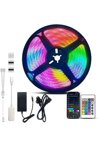 SKY TOUCH SKY-TOUCH LED Strips Lights 5M with Remote, Led Lights Strip Music Sync, Flexible RGB Color Changing