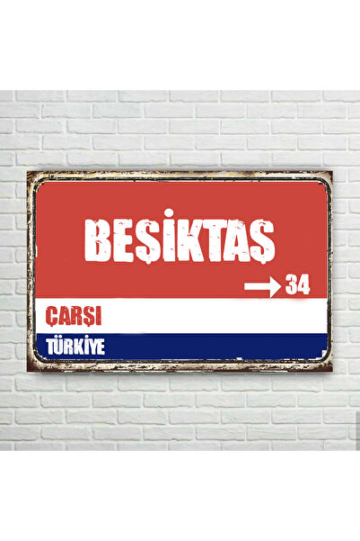 Tooall Beşiktaş Placă de tablou retro MDF