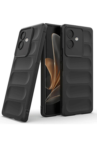 Nezih Case Oppo A3 Uyumlu Esnek Oyuklu Arka Yüzey Tasarımlı Şık Silikon Kapak...