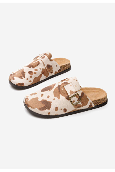 B T Shoes Hnědé dámské dřeváky Palomea