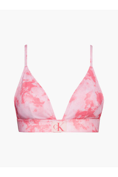 Calvin Klein FIXED TRIANGLE-RP-PR Kadın Pembe Bikini Üstü