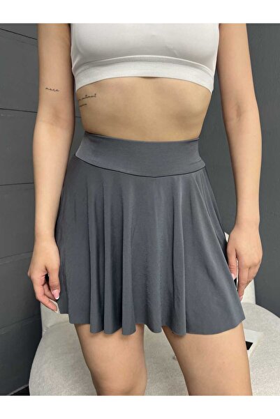 Miss Sandy Kumaş Şortlu Mini Etek