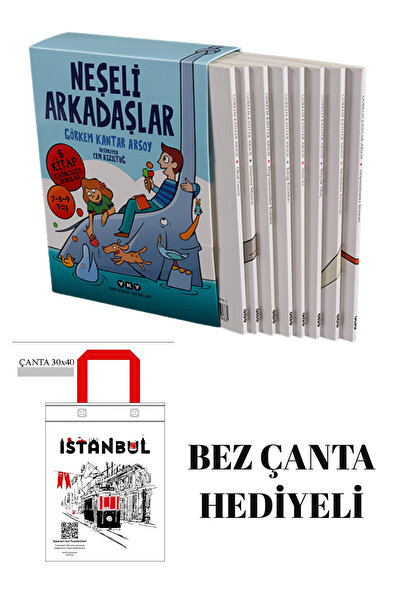 Yapı Kredi Yayınları Neşeli Arkadaşlar Hikaye Kitabı 8 Kitap Set - Bez Çanta ...