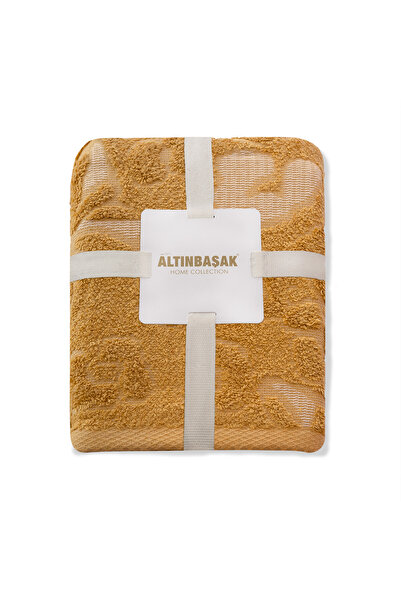 Altınbaşak Σετ πετσετών χεριών Aron Bamboo 2 τεμαχίων 50 x 90 μουστάρδα